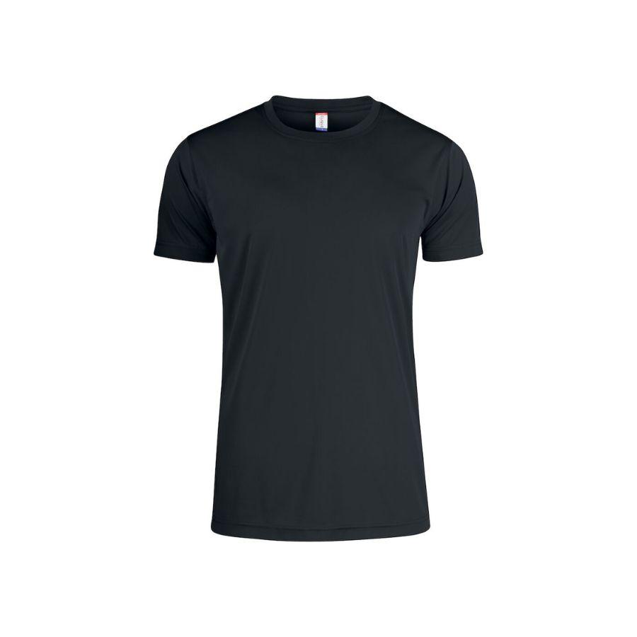 CAMISETA TECNICA · 135GSM · TEJIDO-INTERLOCK · PROTECCION-UV50 · BASIC ACTIVE-T