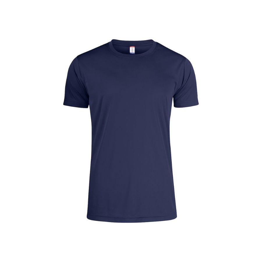 CAMISETA TECNICA · 135GSM · TEJIDO-INTERLOCK · PROTECCION-UV50 · BASIC ACTIVE-T
