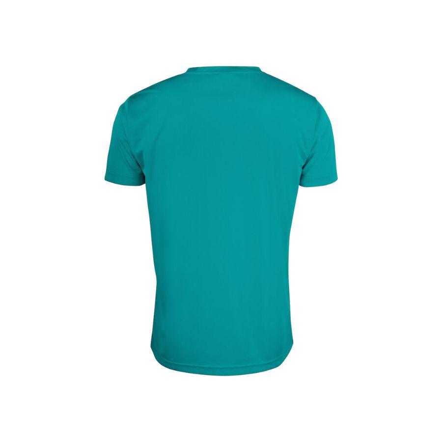 CAMISETA TECNICA · 135GSM · TEJIDO-INTERLOCK · PROTECCION-UV50 · BASIC ACTIVE-T