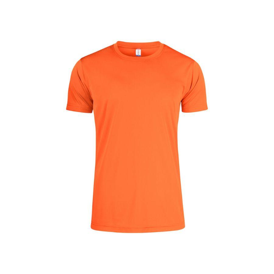 CAMISETA TECNICA · 135GSM · TEJIDO-INTERLOCK · PROTECCION-UV50 · BASIC ACTIVE-T