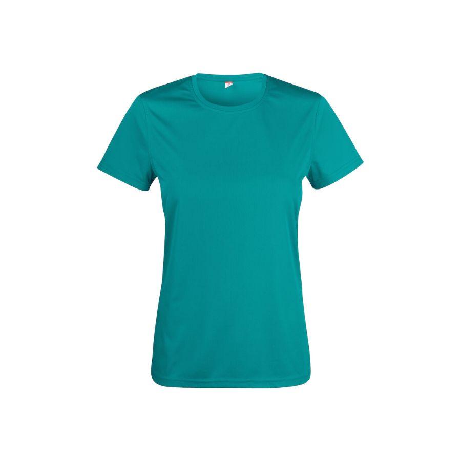 CAMISETA TECNICA MUJER ·135GSM · TEJIDO-INTERLOCK · PROTECCION UV 50 · BASIC ACTIVE WOMEN