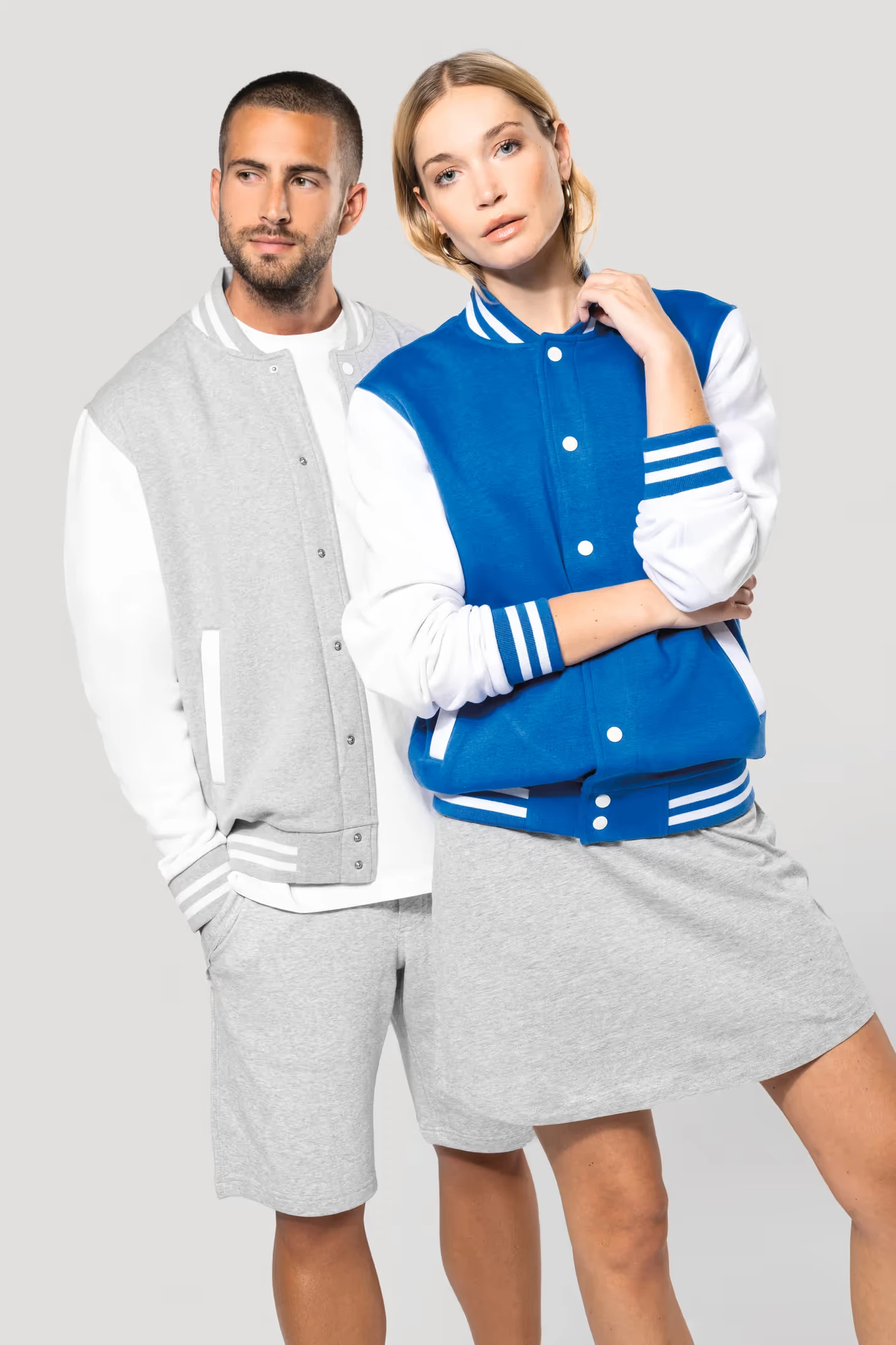 CHAQUETA ESTILO UNIVERSITARIO 320GSM | K497