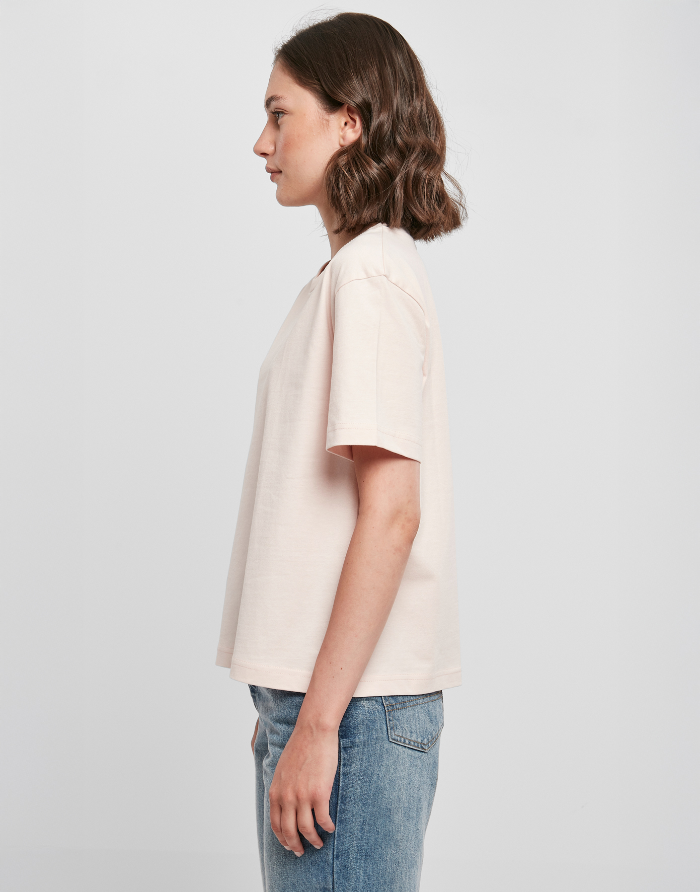 CAMISETA MANGA CORTA MUJER OVERSIZED 200GSM | BY211