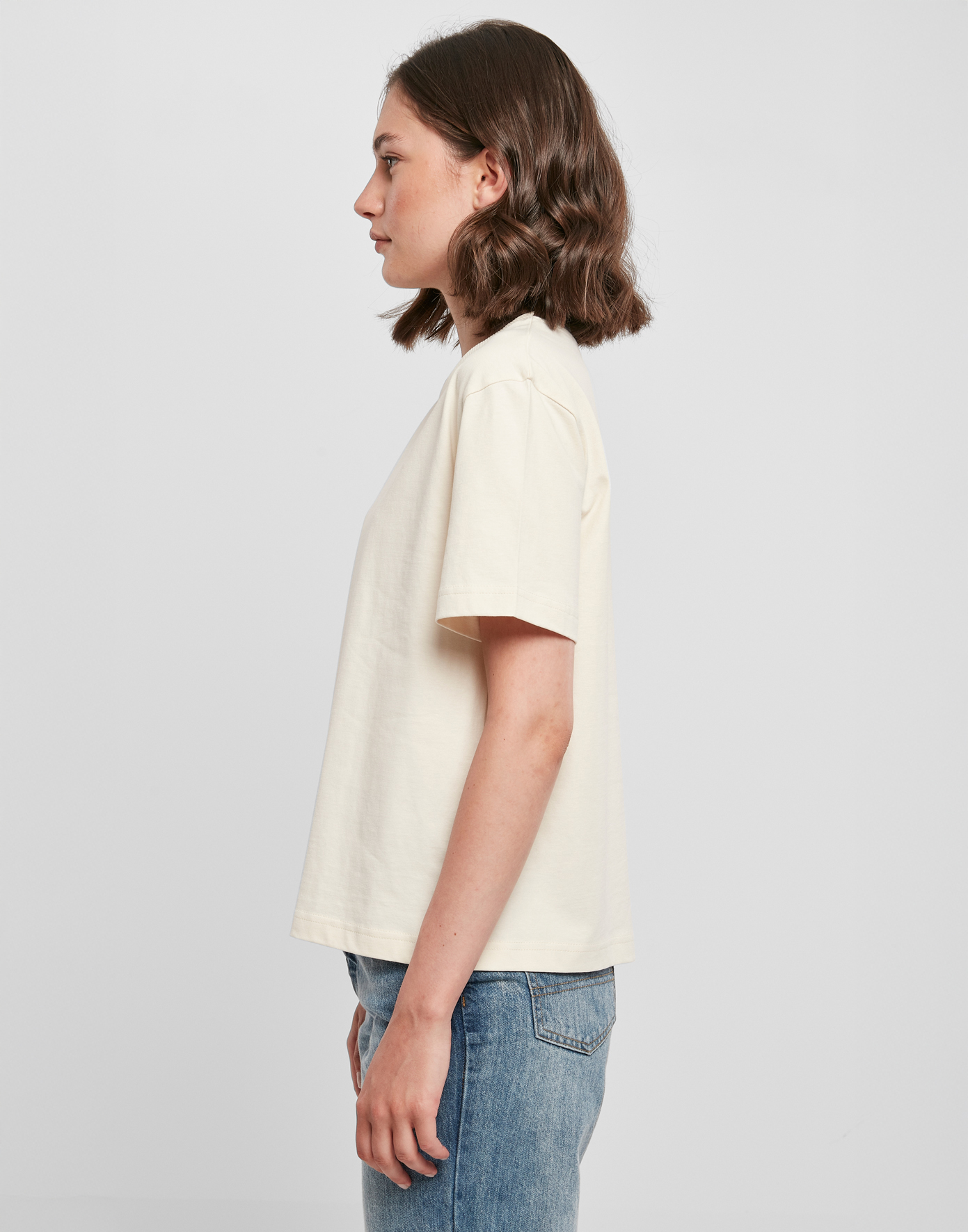 CAMISETA MANGA CORTA MUJER OVERSIZED 200GSM | BY211