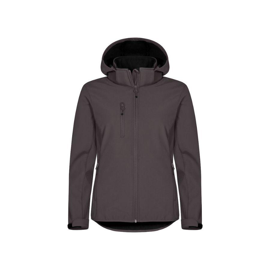 CHAQUETA SOFTSHELL CON CAPUCHA MUJER 315GSM | NW020953