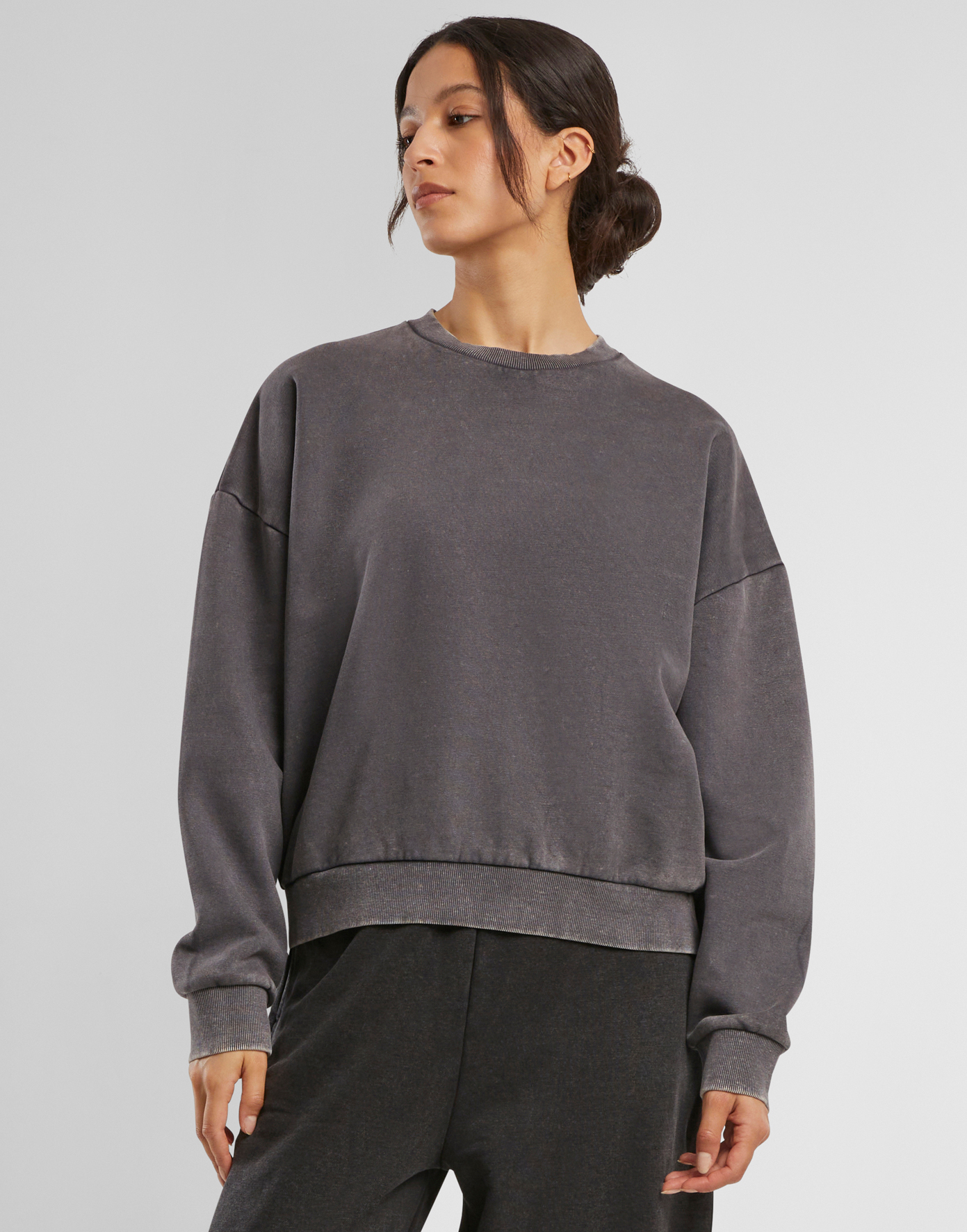 SUDADERA VINTAGE MUJER 360GSM | BY301