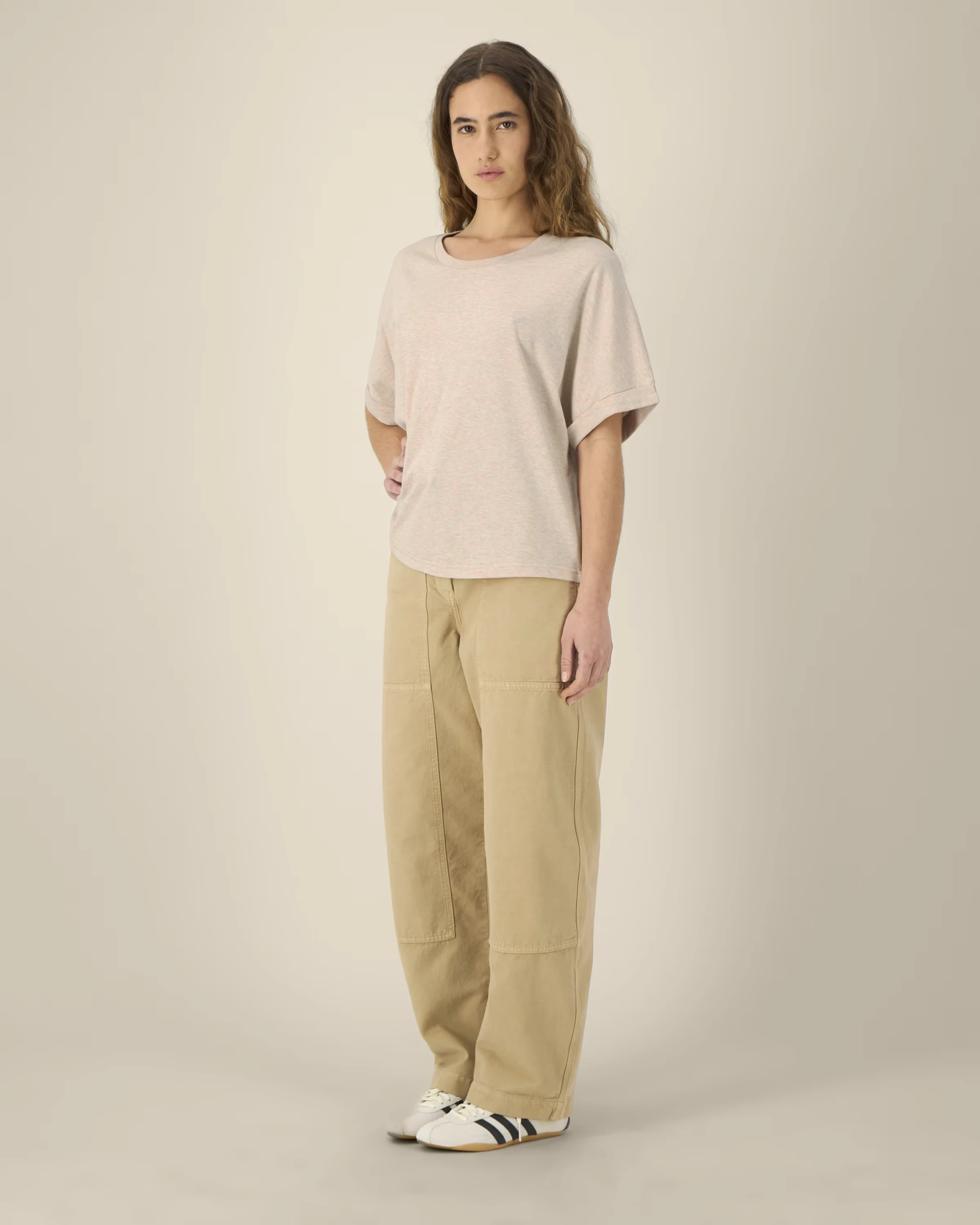 CAMISETA OVER MUJER 155GSM | STTW089