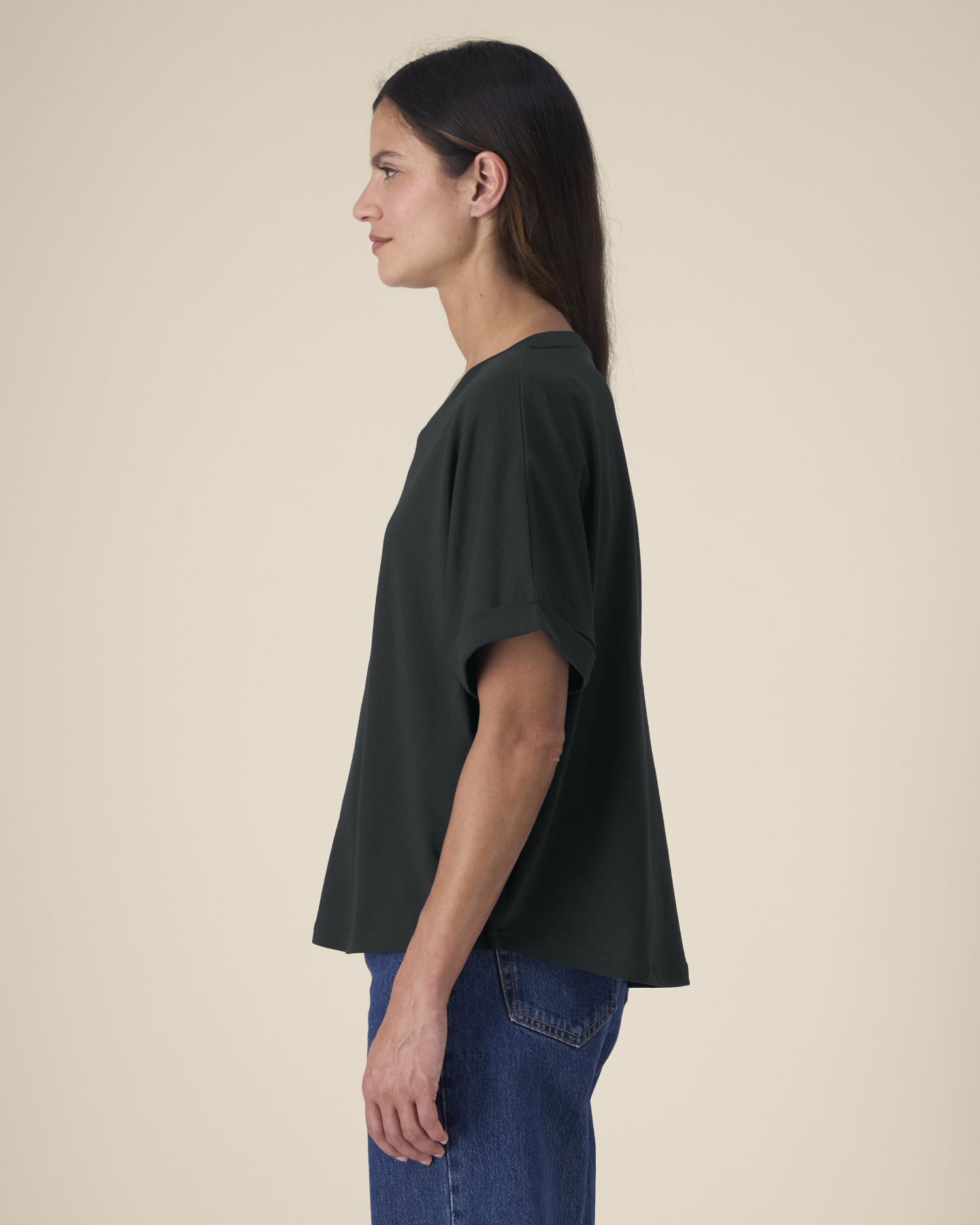 CAMISETA OVER MUJER 155GSM | STTW089