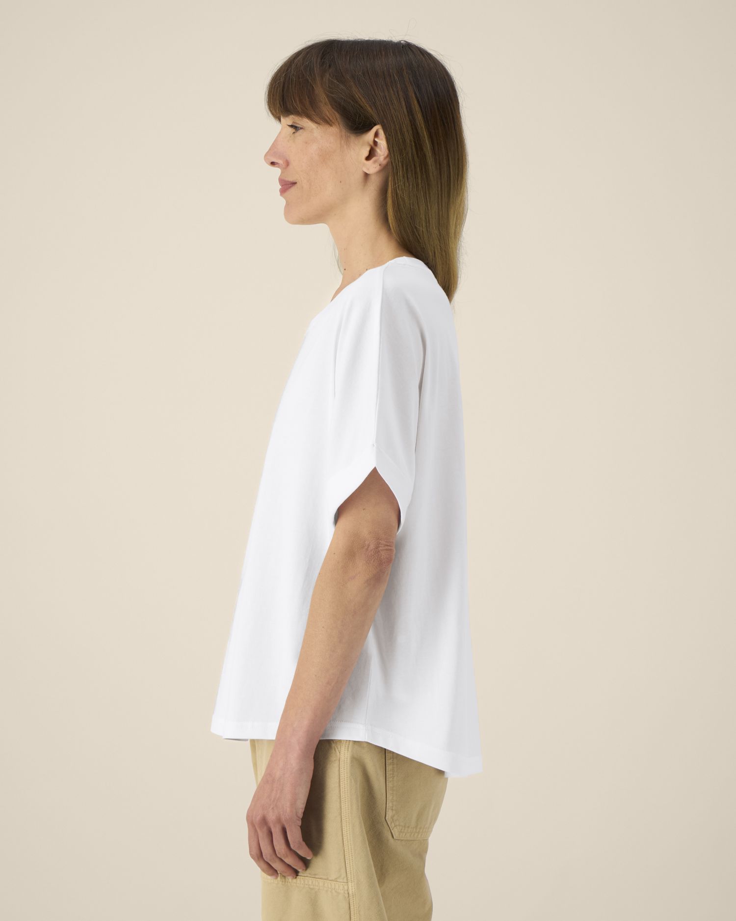CAMISETA OVER MUJER 155GSM | STTW089