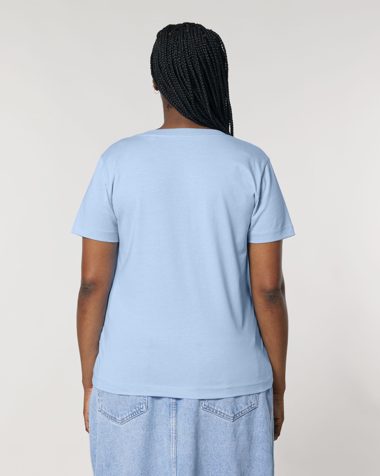 CAMISETA MUJER CUELLO V 155GSM | STTW176