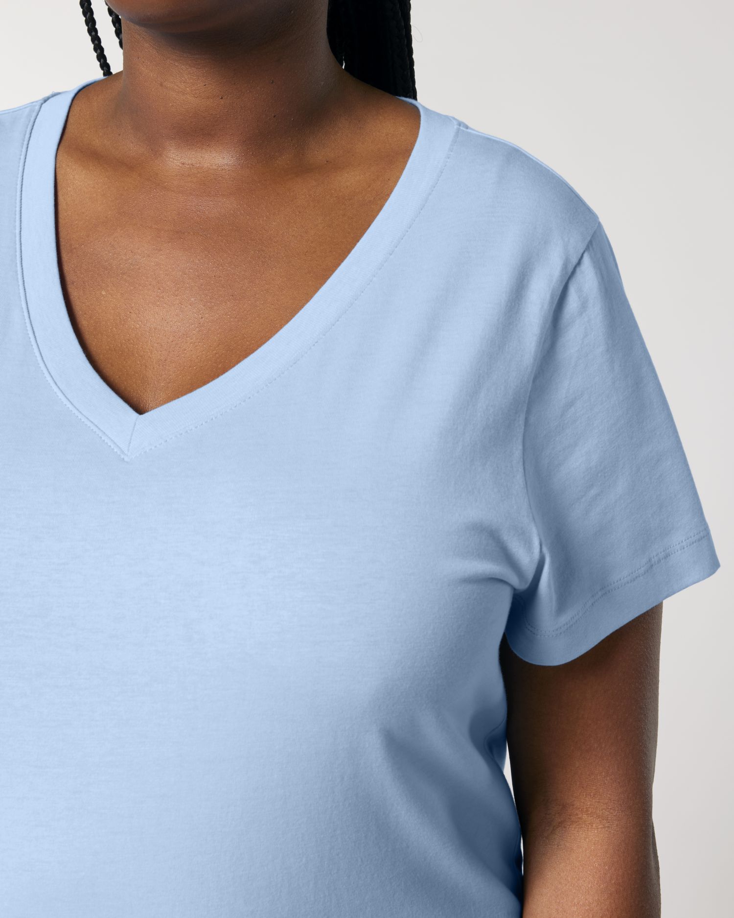 CAMISETA MUJER CUELLO V 155GSM | STTW176