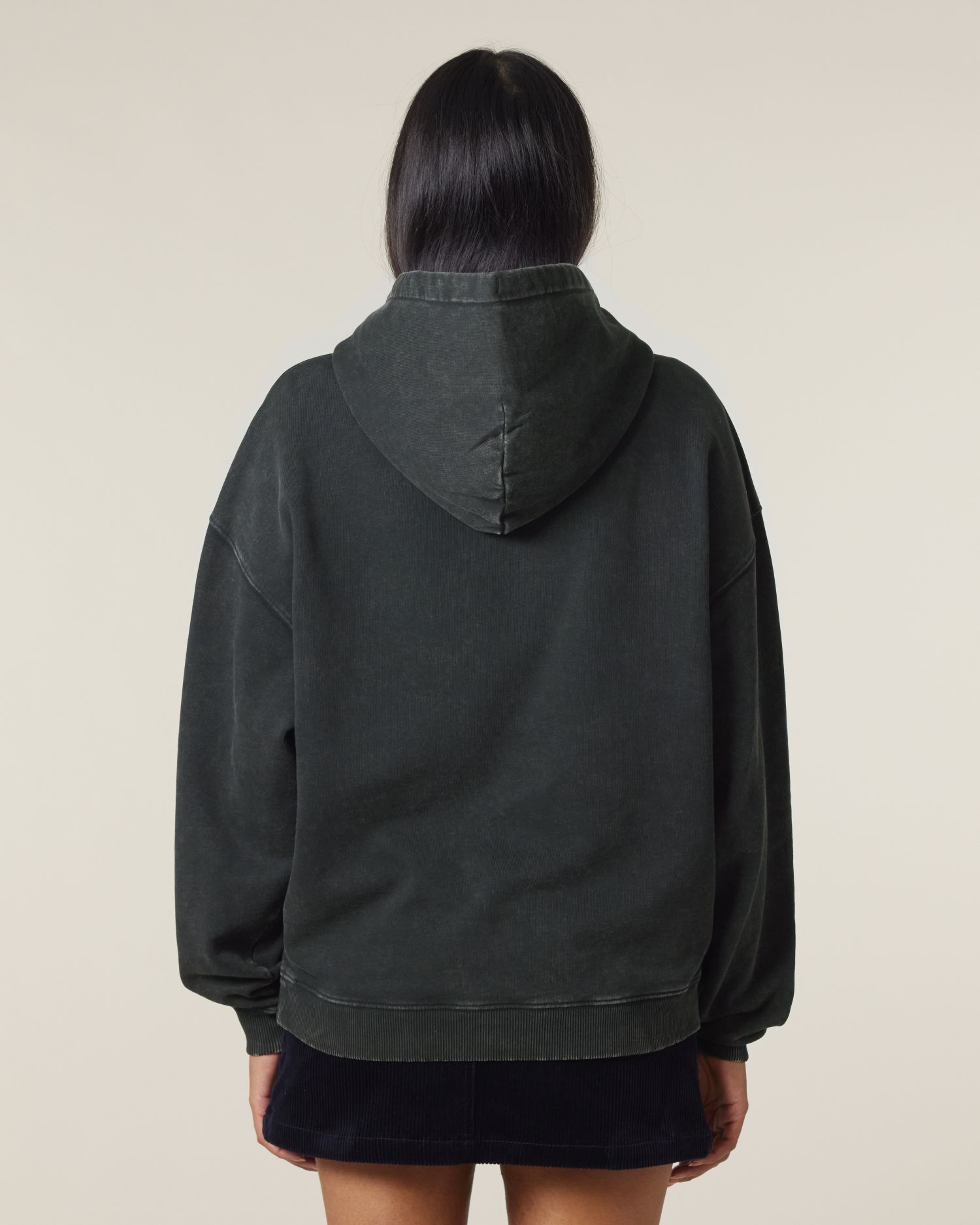 SUDADERA CON CAPUCHA VINTAGE 380GSM | STSU211