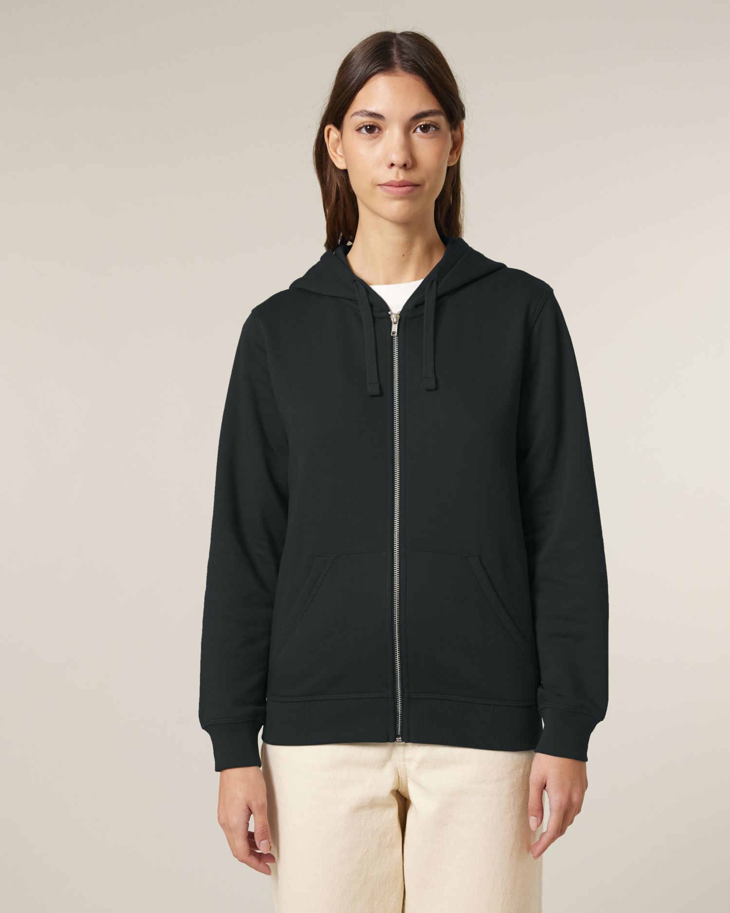 SUDADERA CON CREMALLERA 280GSM | STSU205