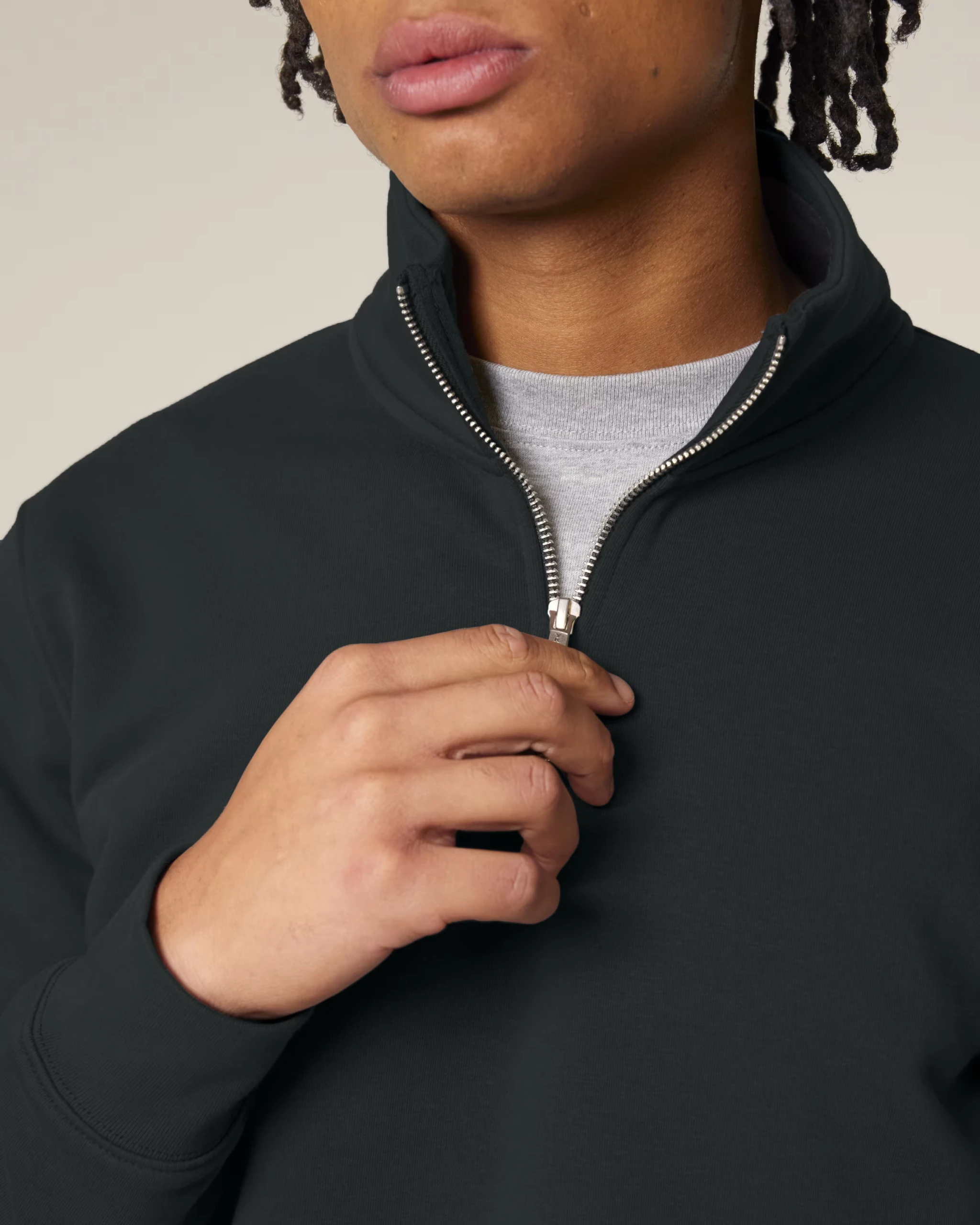 SUDADERA MEDIA CREMALLERA 280GSM | STSU204