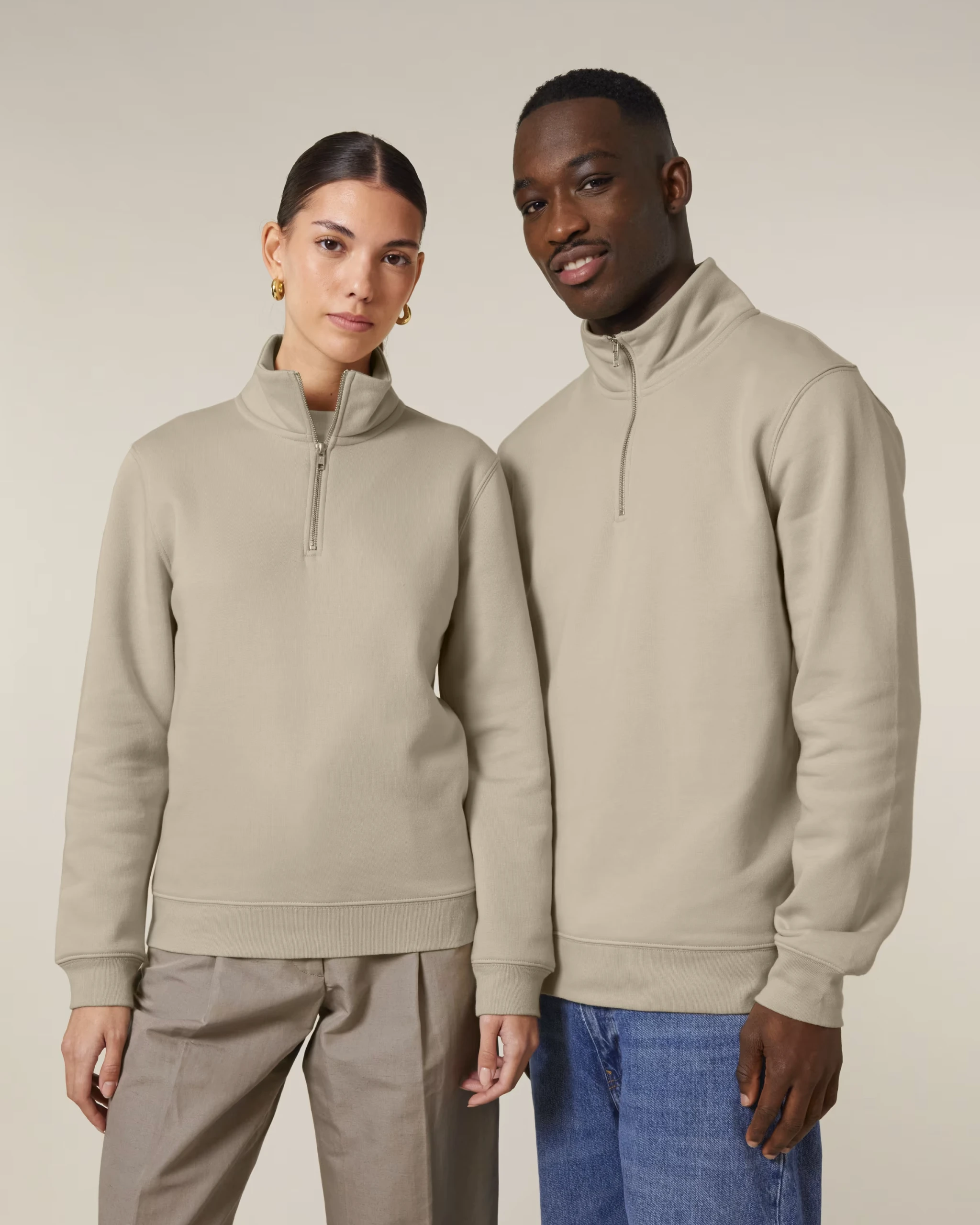 SUDADERA MEDIA CREMALLERA 280GSM | STSU204
