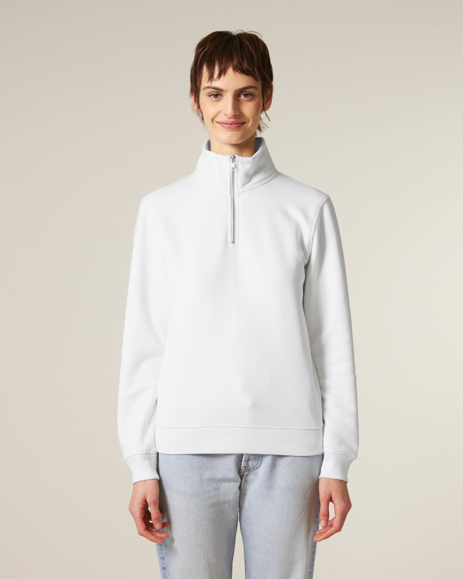 SUDADERA MEDIA CREMALLERA 280GSM | STSU204