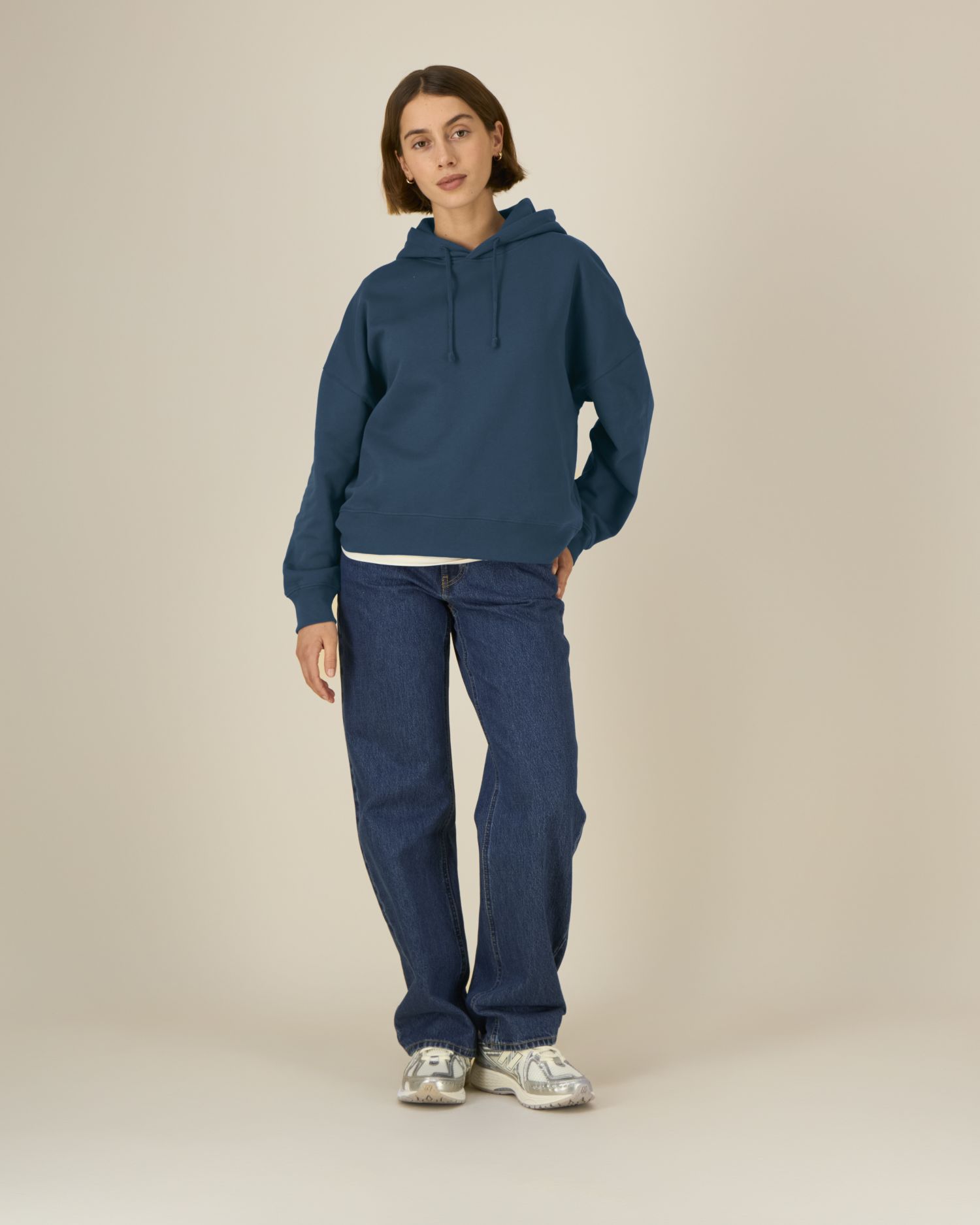 SUDADERA BOXY MUJER 300GSM | STSW213