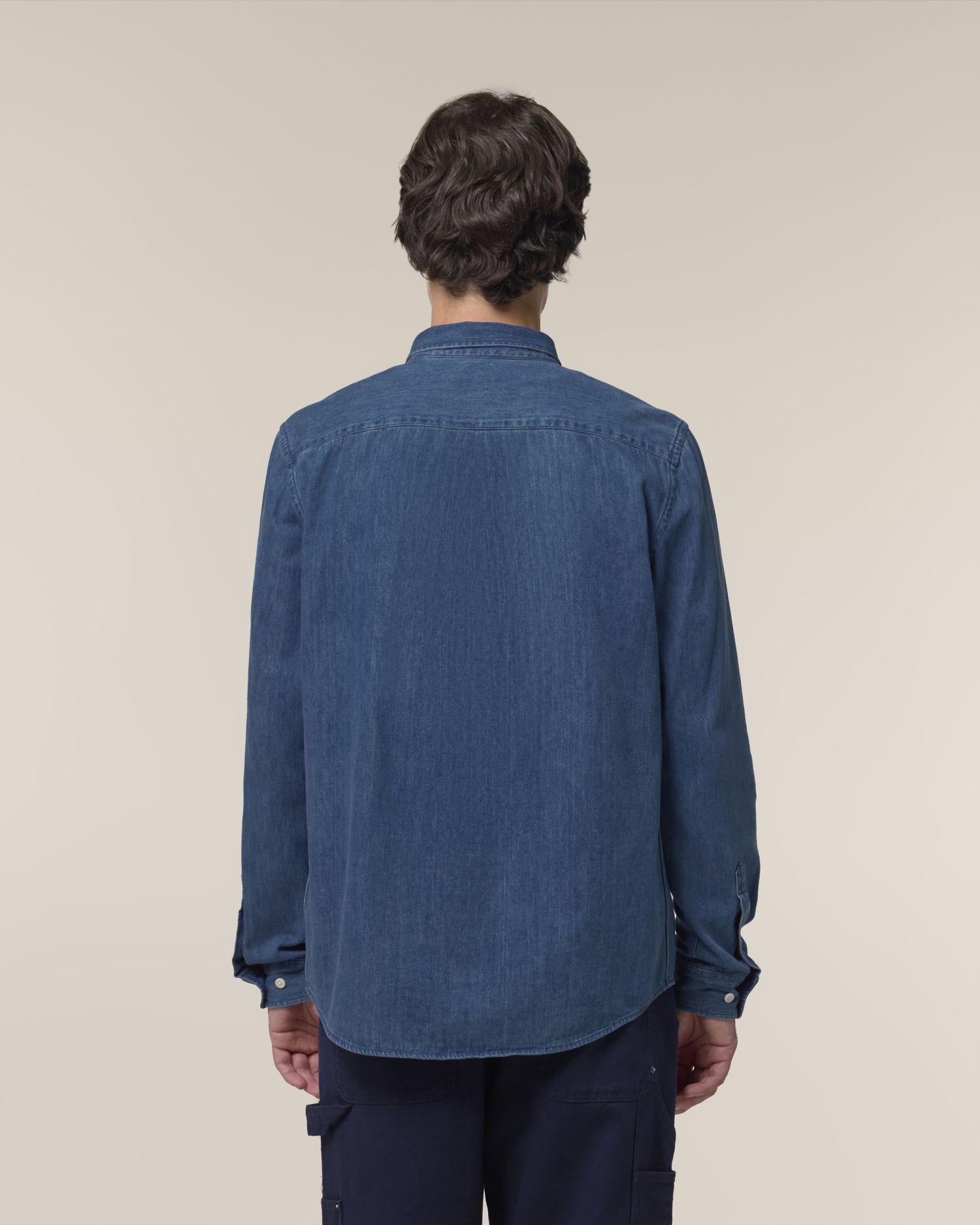 CAMISA DENIM HOMBRE 235GSM | STWM967
