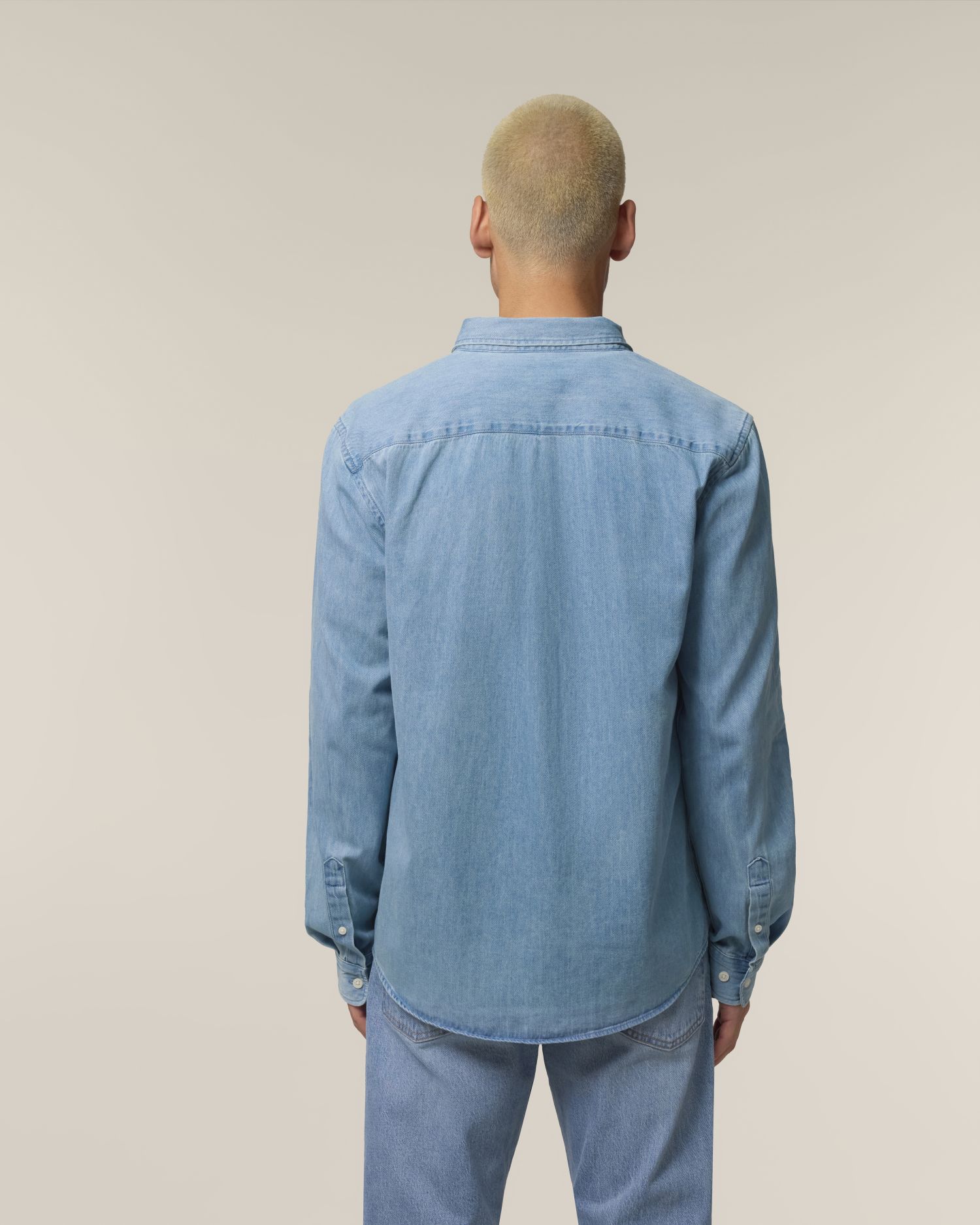 CAMISA DENIM HOMBRE 235GSM | STWM967