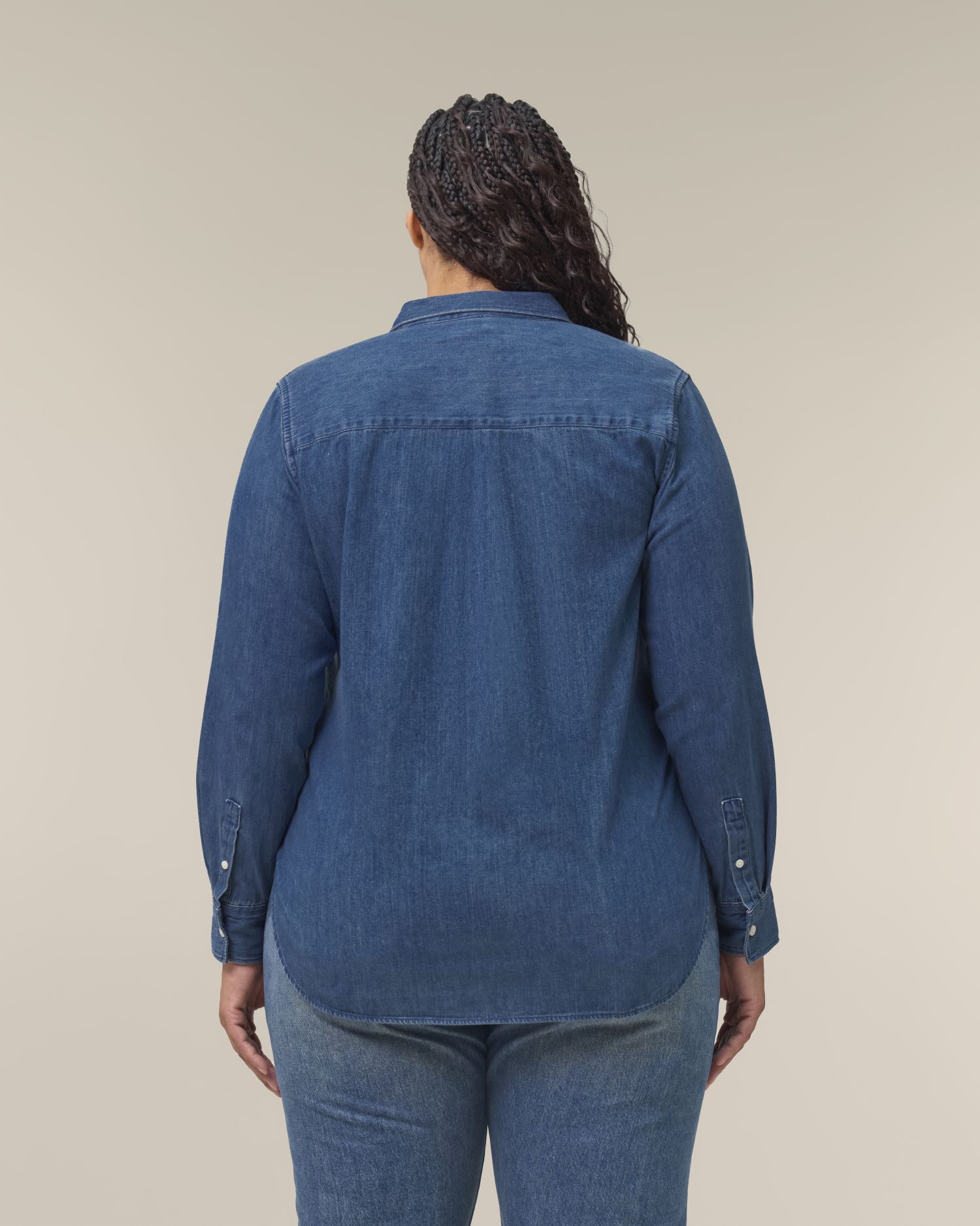 CAMISA DENIM MUJER 235GSM |  STWW970