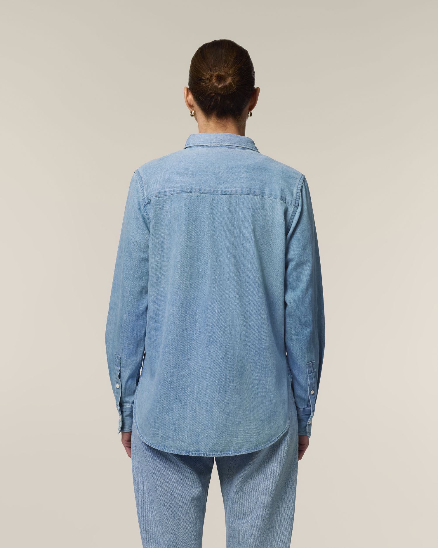 CAMISA DENIM MUJER 235GSM |  STWW970