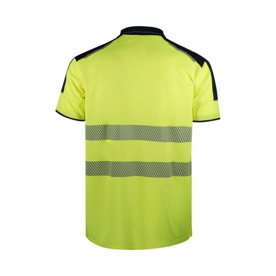 POLO MANGA CORTA AV BANDAS SEGMENTADAS 140GSM | WR2318