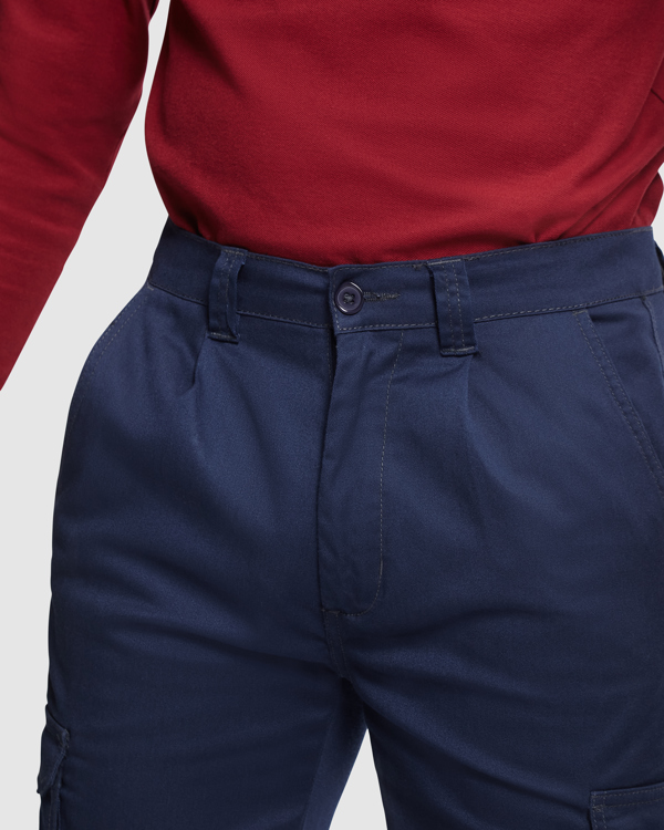 PANTALÓN MULTIBOLSILLOS ELÁSTICO 250GSM | R9205