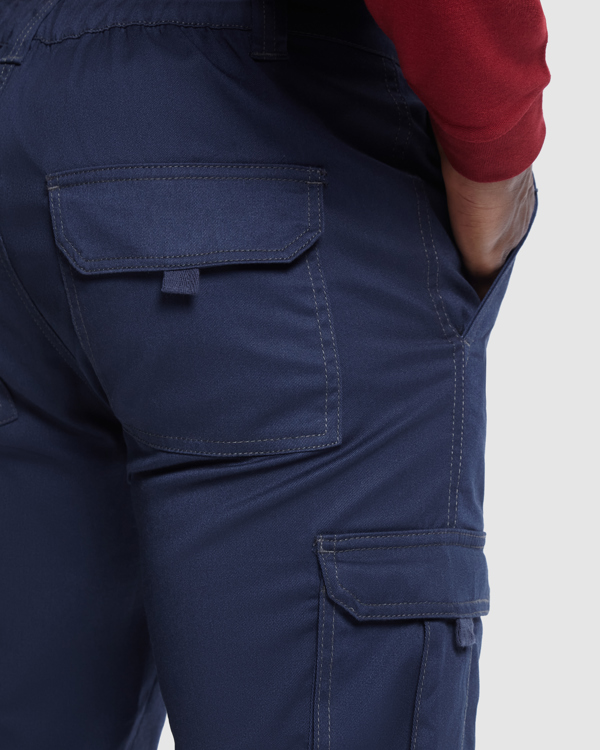 PANTALÓN MULTIBOLSILLOS ELÁSTICO 250GSM | R9205