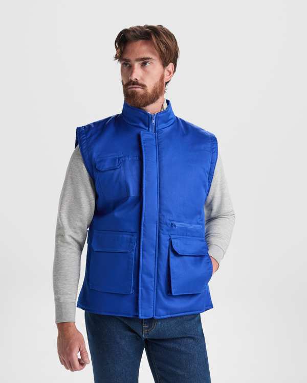 CHALECO LABORAL MULTIBOLSILLOS ACOLCHADO 200GSM | R5067
