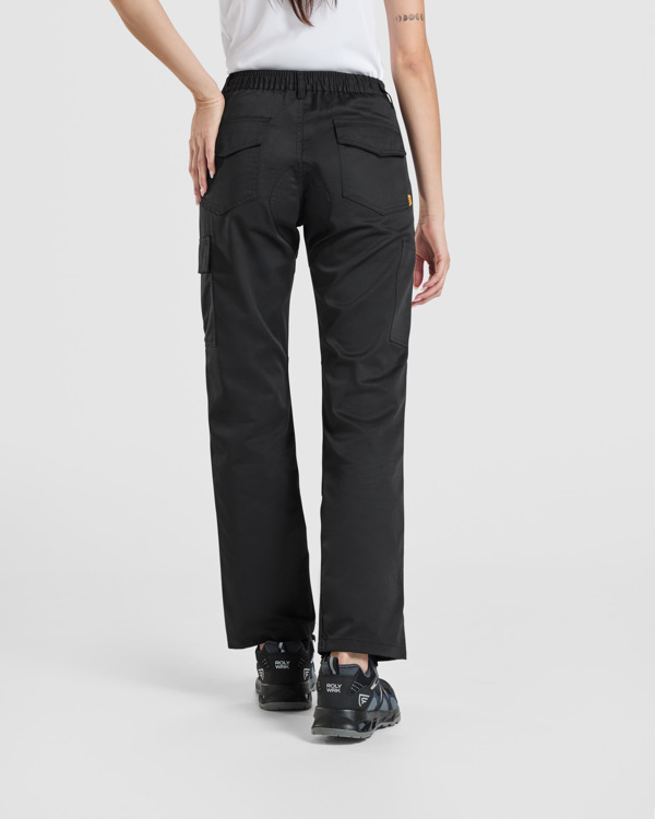 PANTALÓN MULTIBOLSILLOS ELÁSTICO MUJER 250GSM | R8407