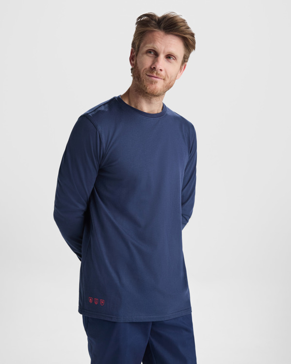 CAMISETA MANGA LARGA PUNTO IGNÍFUGO 220GSM | R9401