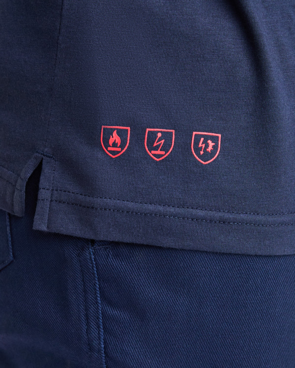 POLO MANGA LARGA PUNTO IGNÍFUGO 220GSM | R9402