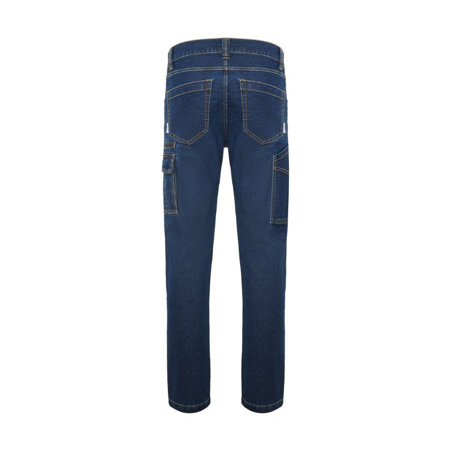 PANTALÓN VAQUERO ELÁSTICO MULTIBOLSILLOS 370GSM | R8402