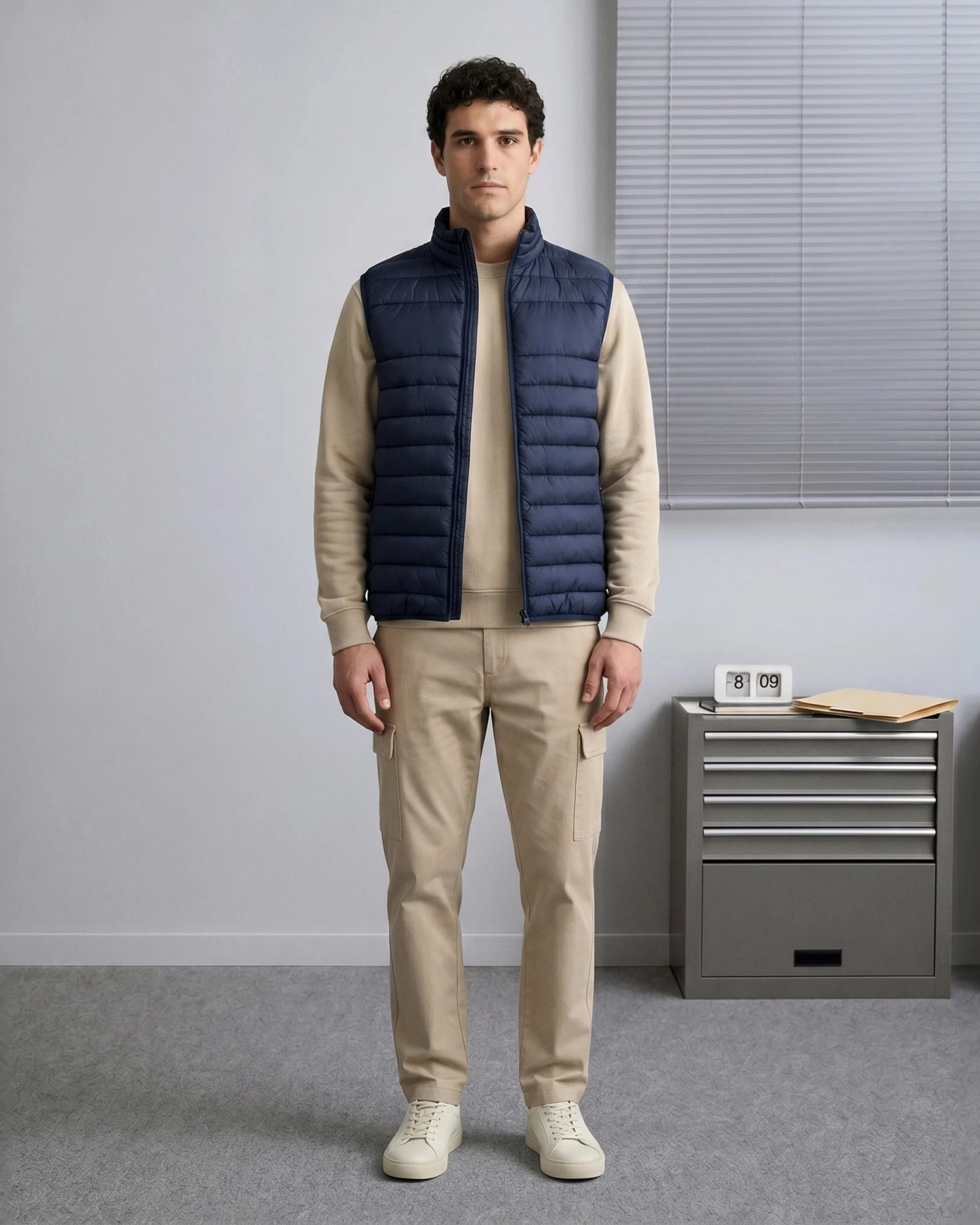 CHALECO ACOLCHADO HOMBRE 320 GSM | K6172