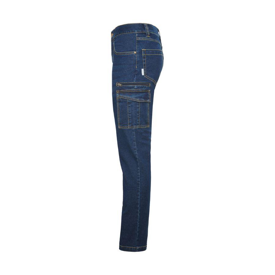PANTALÓN VAQUERO ELÁSTICO MULTIBOLSILLOS 370GSM | R8402