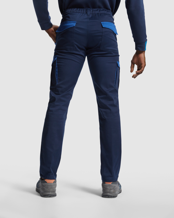 PANTALÓN MULTIBOLSILLOS ELÁSTICO COMBINADO 250GSM | R8408
