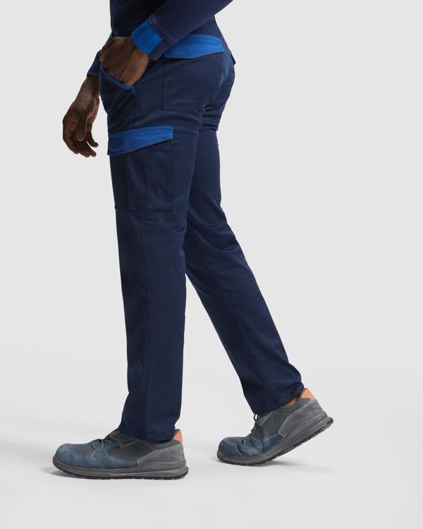 PANTALÓN MULTIBOLSILLOS ELÁSTICO COMBINADO 250GSM | R8408