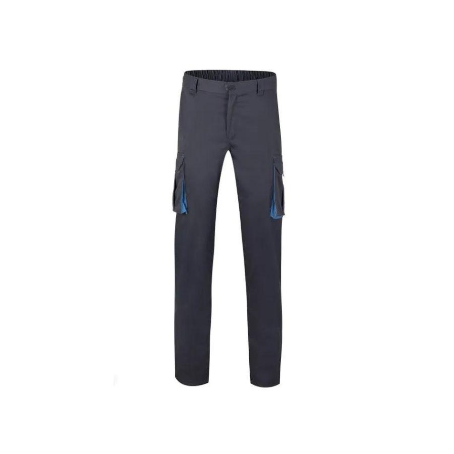 PANTALÓN MULTIBOLSILLOS ELÁSTICO BICOLOR 240GSM | V103024S