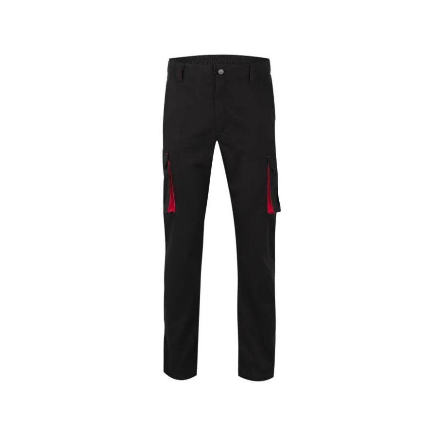 PANTALÓN MULTIBOLSILLOS ELÁSTICO BICOLOR 240GSM | V103024S