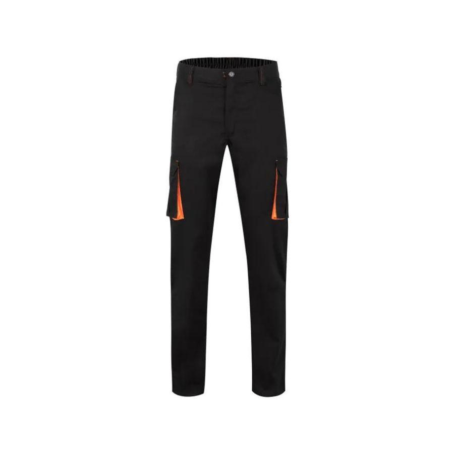 PANTALÓN MULTIBOLSILLOS ELÁSTICO BICOLOR 240GSM | V103024S