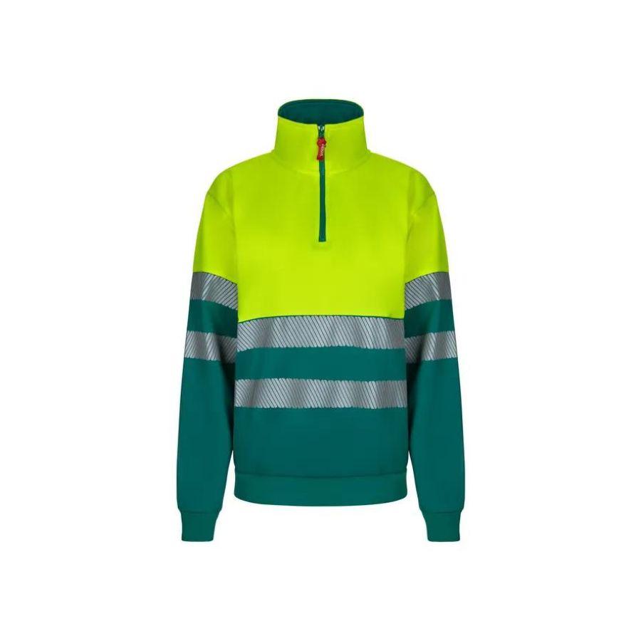 SUDADERA AV COMBINADA DE MEDIA CREMALLERA 300GSM | V305703