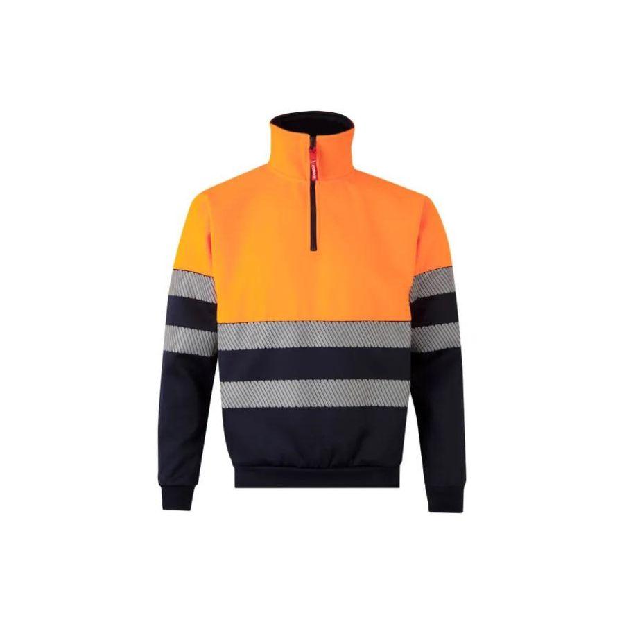 SUDADERA AV COMBINADA DE MEDIA CREMALLERA 300GSM | V305703