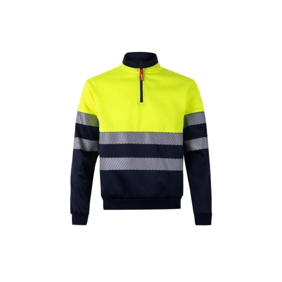 SUDADERA AV COMBINADA DE MEDIA CREMALLERA 300GSM | V305703