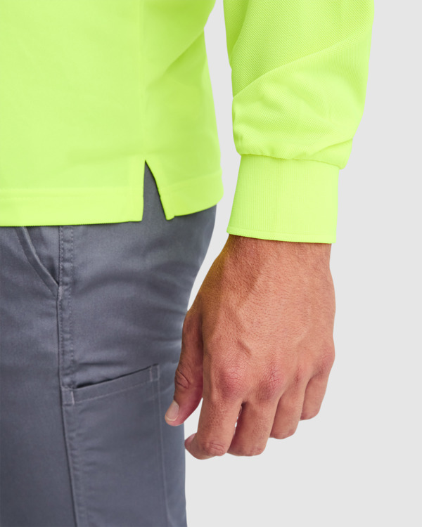 POLO MANGA LARGA PIQUÉ AV 170GSM | R9306