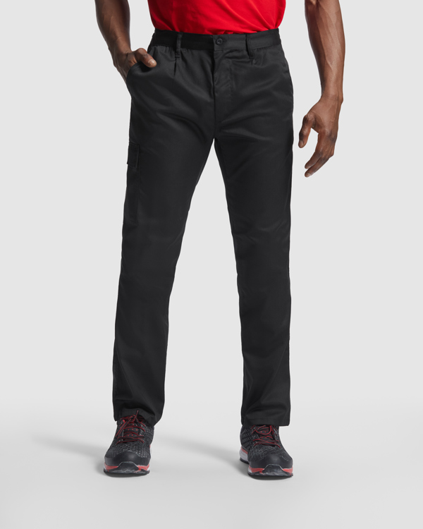Pantalón Multibolsillos Básico Plomo Oscuro Back (2)