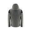 Chaqueta Softshell Prime · Ambientes Fríos · Capucha Desmontable · Bicolor GRIS NEGRO BACK