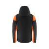 Chaqueta Softshell Prime · Ambientes Fríos · Capucha Desmontable · Bicolor NEGRO NARANJA BACK