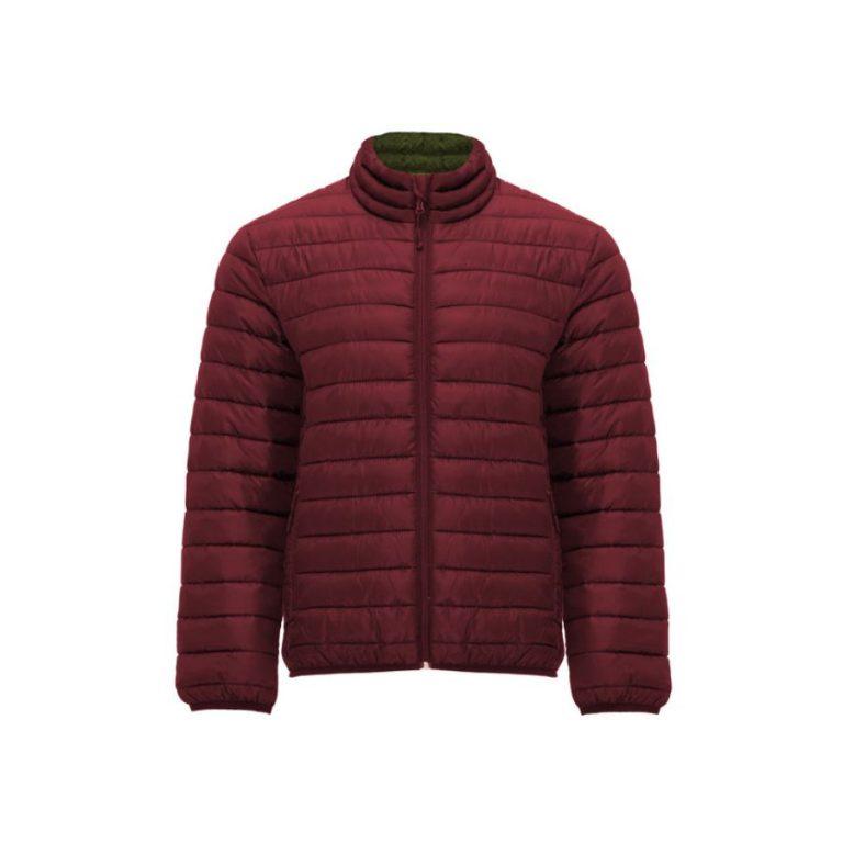 CHAQUETA EFECTO PLUMAS · PRENDA LIGERA · 300GSM · DOS BOLSILLOS · 5094 BURDEOS FRONT