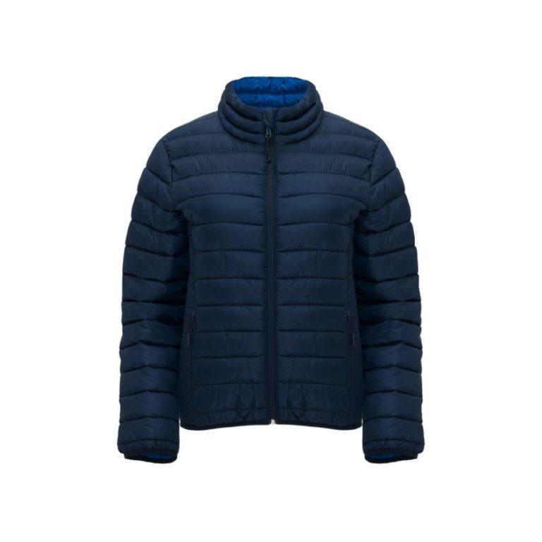 CHAQUETA MUJER PLUMAS · PRENDA LIGERA · 300GSM · DOS BOLSILLOS · 5094 AZUL MARINO FRONT