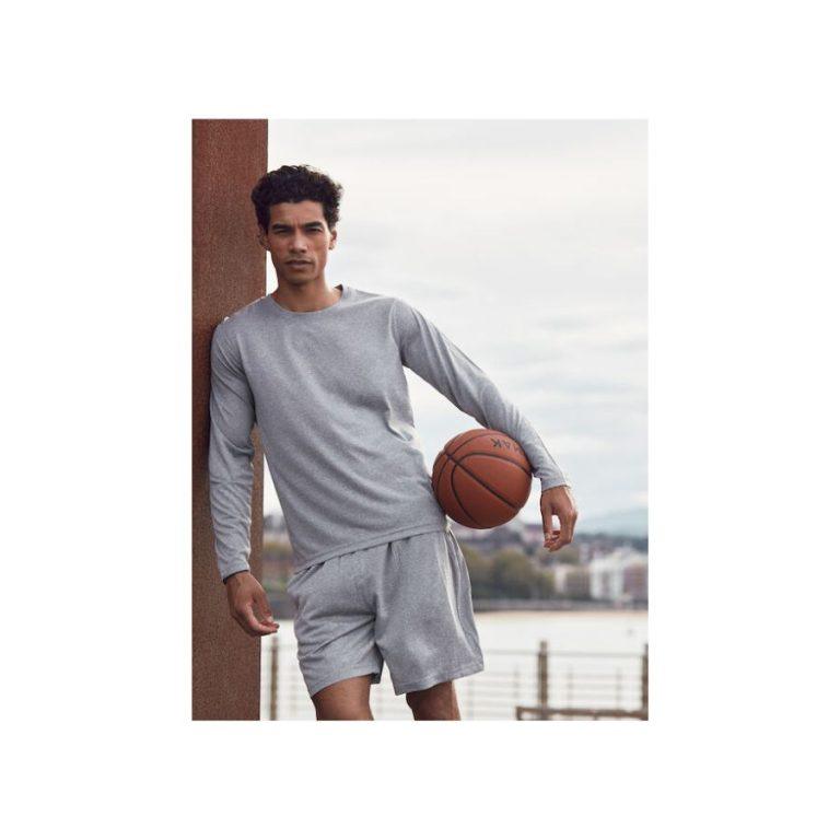PANTALÓN DEPORTIVO · BOLSILLOS DELANTEROS · CINTURA ELÁSTICA · BASIC ACTIVE GRIS FRONT